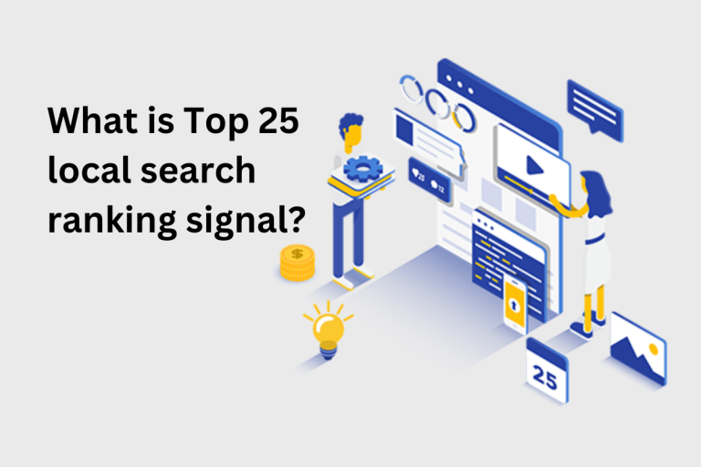 SEO 25 Local search ranking factor